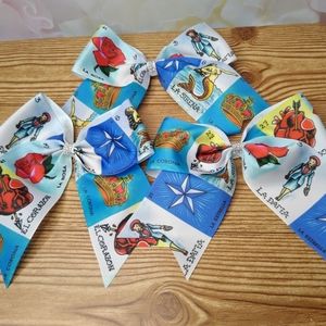 Mexican Loteria Hair Bows (Large)